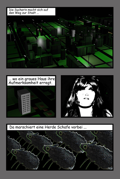 Jaana Redflower Comic Cyberpunk Invasion, Seite 01